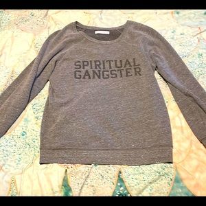 Spiritual Gangster sweatshirt. Medium. Grey.